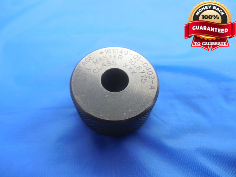 10.678 CLASS XXX MASTER PLAIN BORE RING GAGE 11.000 -.323 UNDERSIZE 11 mm .4204
