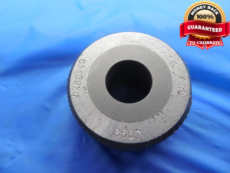 .6357 CLASS X CARBIDE PLAIN BORE RING GAGE .6250 +.0107 OVERSIZE 5/8 16.147 mm