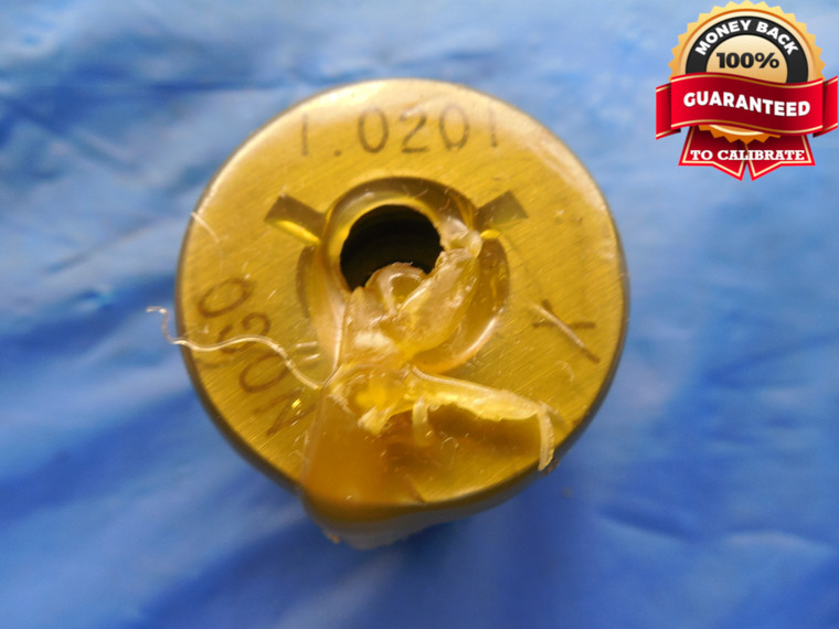 1.0201 CLASS X PIN PLUG GAGE 1.0313 -.0112 UNDERSIZE 1 1/32 25.911 mm 26 TRILOCK