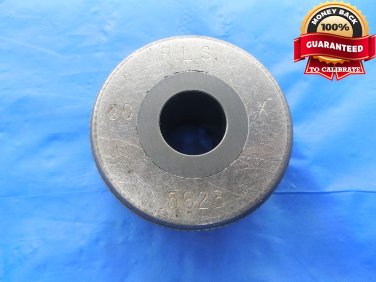 .5623 CLASS X CARBIDE PLAIN BORE RING GAGE .5625 -.0002 UNDERSIZE 9/16 14.282 mm