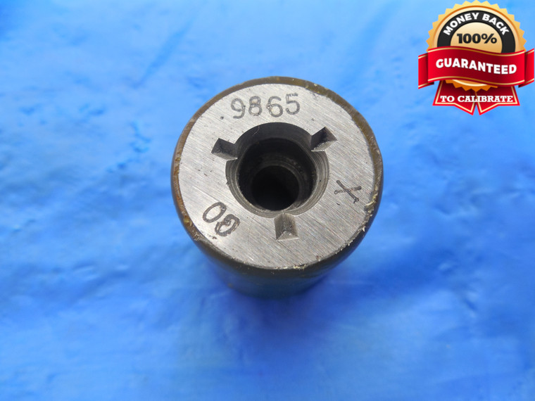 .9865 CLASS X PIN PLUG GAGE 1.0000 -.0135 UNDERSIZE 1.0 25.057 mm 25 TRILOCK
