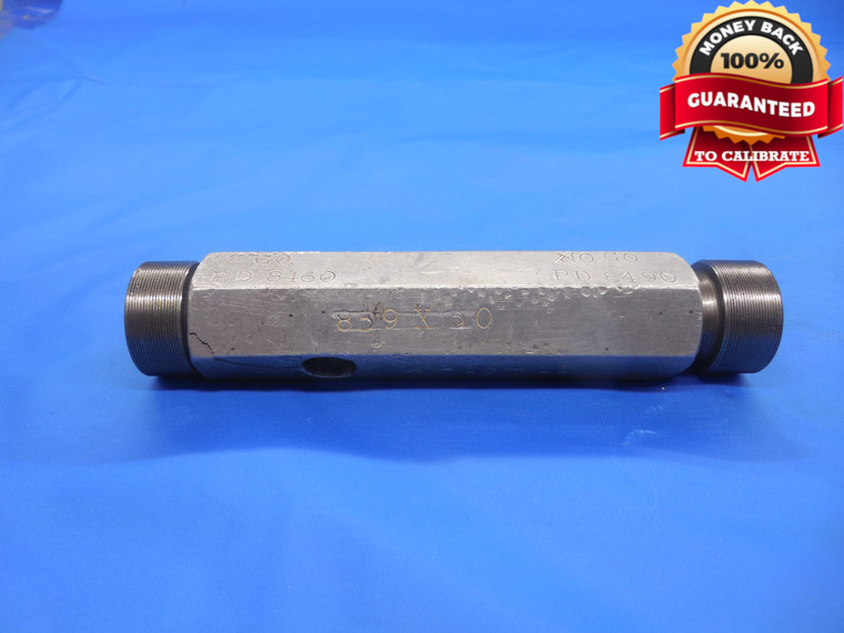 .859 50 THREAD PLUG GAGE 0.859 .859"-50 INSPECTION QUALITY TOOL .8590