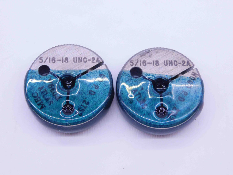 5/16 18 UNC 2A THREAD RING GAGES .3125 GO NO GO P.D.'S = .2752 & .2712 CHECK - 516182AR1
