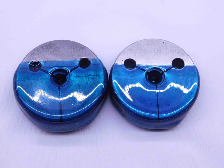 5/16 18 UNC 2A THREAD RING GAGES .3125 GO NO GO P.D.'S = .2752 & .2712 CHECK - 516182AR1