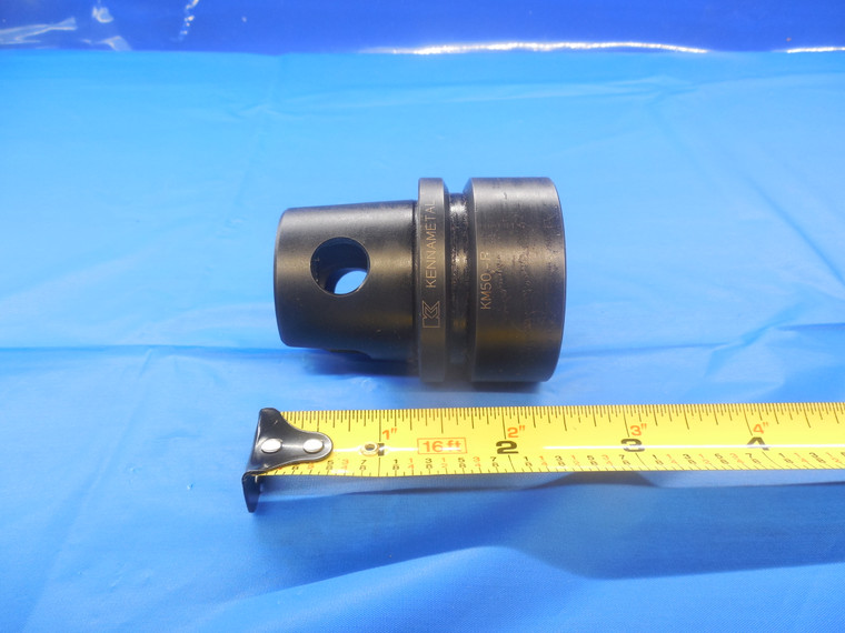 KENNAMETAL 1.9700 O.D. BLANK BORING HEAD ADAPTER MOUNT KM50-P 100595095-UA9