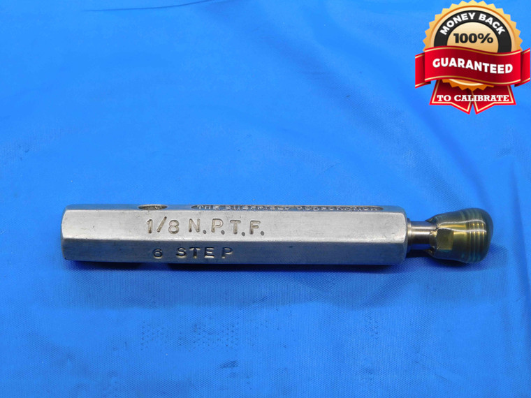 1/8 27 NPTF L3 PIPE THREAD PLUG GAGE .125 .1250 N.P.T.F. DRYSEAL TAPER CHECK - DW1339FC