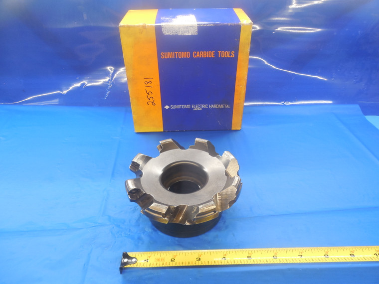 SUMITOMO 5" DIA 1 1/2" PILOT 5/8" KEY FACE MILL WGCF 4500SR 509 5.0 1.5 .625