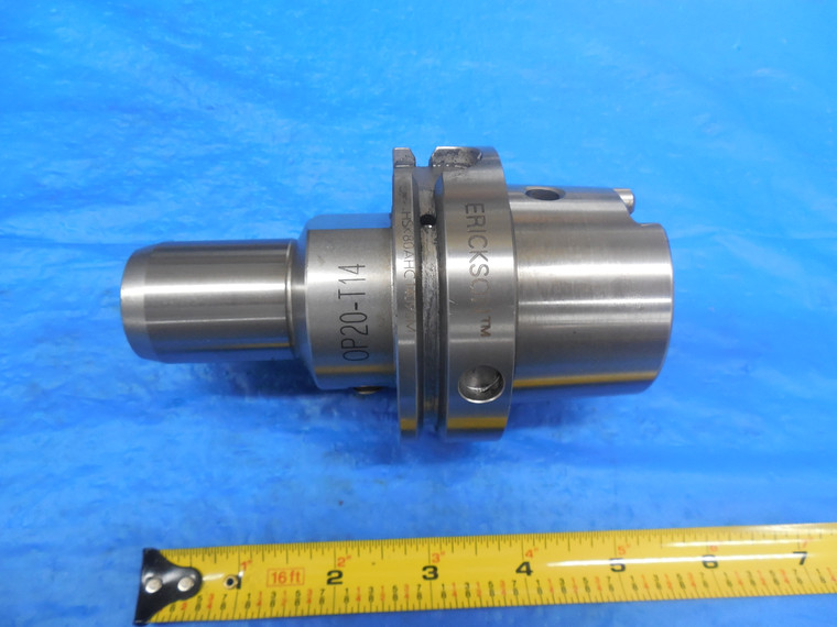 ERICKSON HSK80A 14 mm I.D. HYDRAULIC END MILL TOOL HOLDER HSK80AHC14095M 14mm