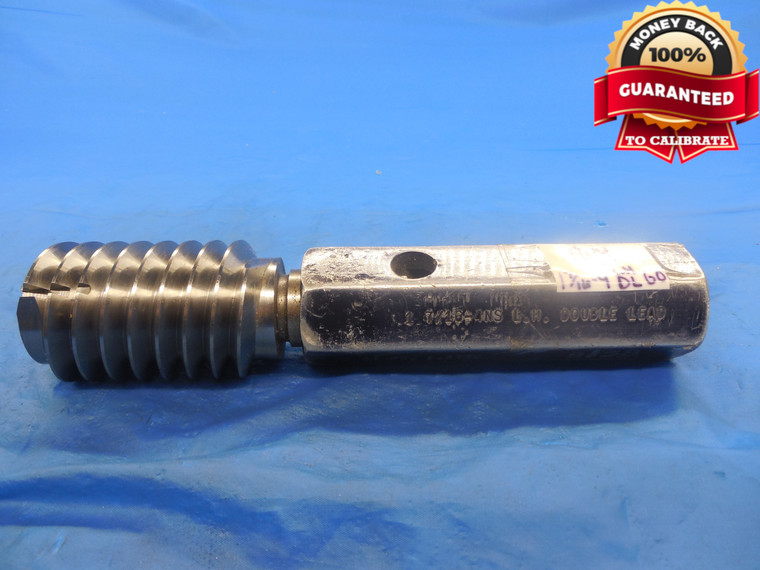 1 7/16 4 NS LEFT HAND DOUBLE LEAD THREAD PLUG GAGE 1.4375 4.0 GO ONLY PD= 1.2751