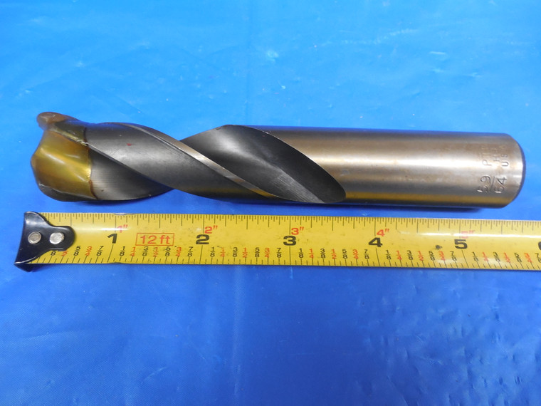 59/64" DIAMETER SCREW MACHINE LENGTH DRILL BIT HSS USA MADE 59/64" SHANK DIA.
