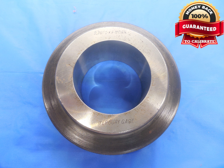 2.2970 CLASS XX MASTER PLAIN BORE RING GAGE 2.3125-.0155 UNDERSIZE 2 5/16 58.344