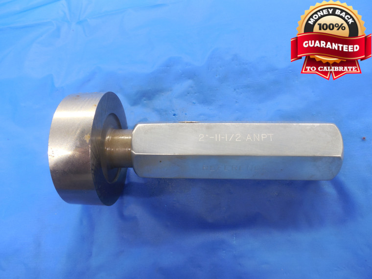 2" 11 1/2 ANPT SET PIPE THREAD PLUG GAGE 2.0 SETTING FOR CREST CHECK RING 6-STEP
