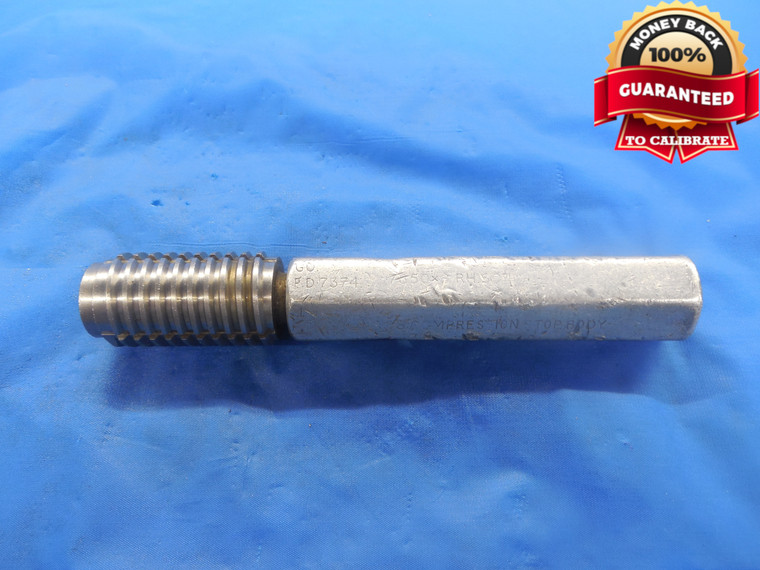 .7850 8 RH 60 DEGREE THREAD PLUG GAGE .785 GO ONLY P.D. = .7374  BUDGET TOOL