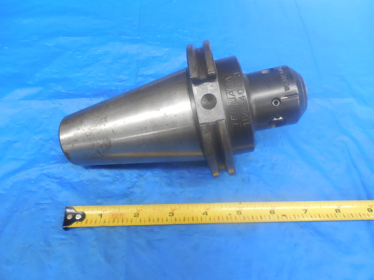 TECNARA CAT50 1/2" DIA WEDGE LOCK SOLID END MILL TOOL HOLDER 3" PROJ. 150-404-3