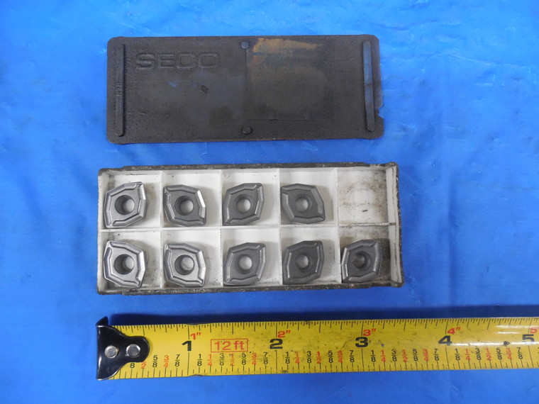 9PCS LOT NEW SECO CARBIDE INSERTS QCMX050412 R55 P40 740 71049 024 390 311 CNC