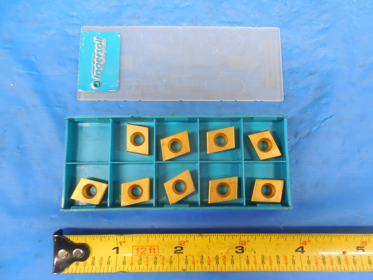 9PCS LOT NEW INGERSOLL CARBIDE INSERTS IN6510 CDE323L05 711 5802655 0025421847