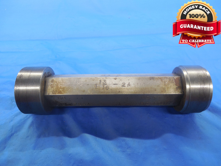 BUDGET 1 13/16 24 THREAD PLUG GAGE 1.8125 GO NO GO P.D.'S = 1.7854 & 1.7887