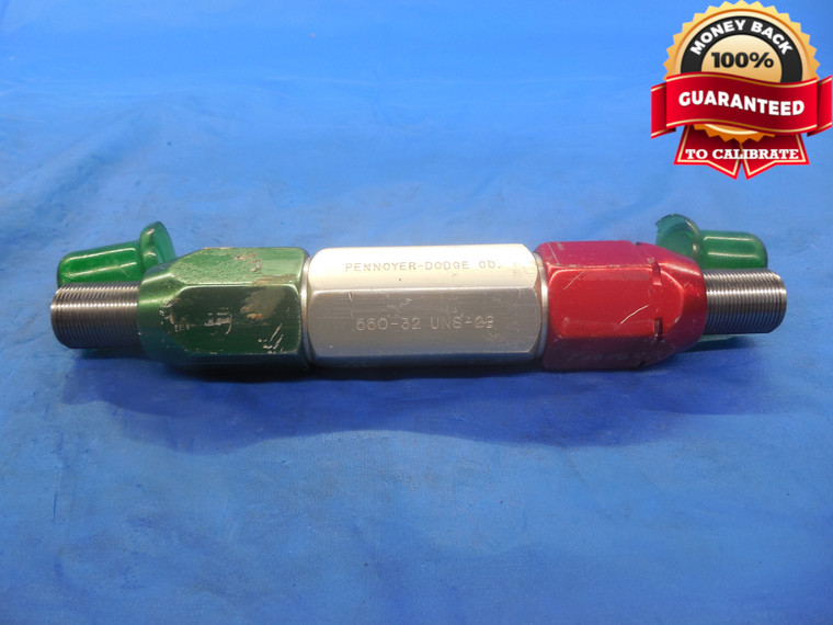 .550 32 UNS 2B THREAD PLUG GAGE .55 GO NO GO P.D.'S = .5297 & .5342 NS-2B TOOL