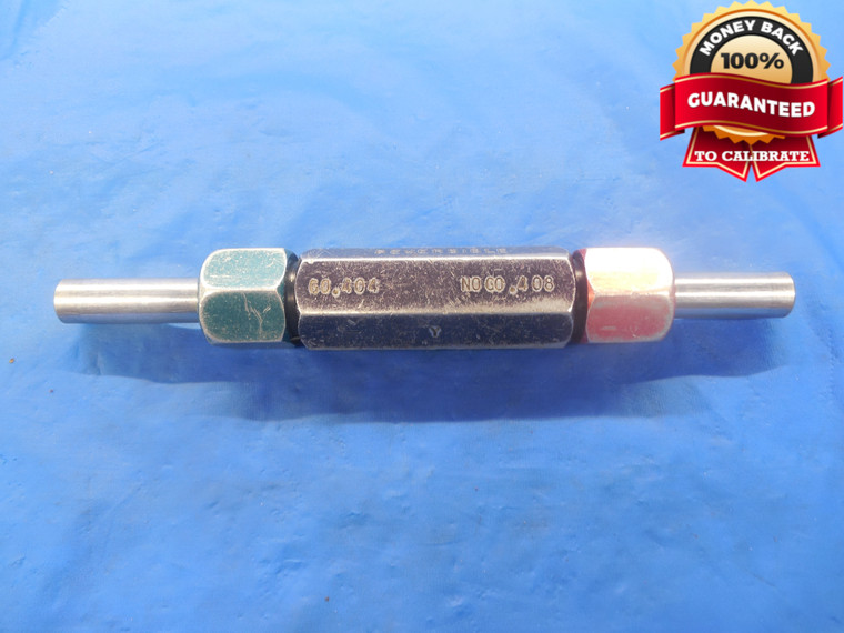 .4040 & .4080 CL Y PIN PLUG GAGE GO NO GO .4063 -.0023 UNDERSIZE 13/32 .404 .408