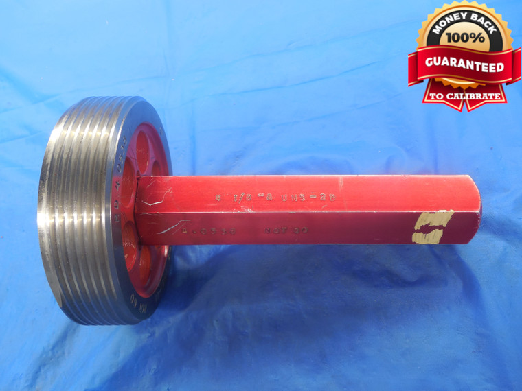 4 1/8 8 UNS 2B THREAD PLUG GAGE 4.125 NO GO ONLY P.D. = 4.0538 NS-2B INSPECTION - DW3405RD