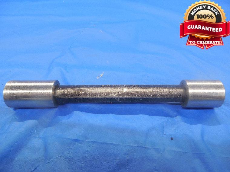 .8550 & .8630 CL Y PIN PLUG GAGE GO NO GO .8438 +.0112 OVERSIZE 27/32 .855 .863