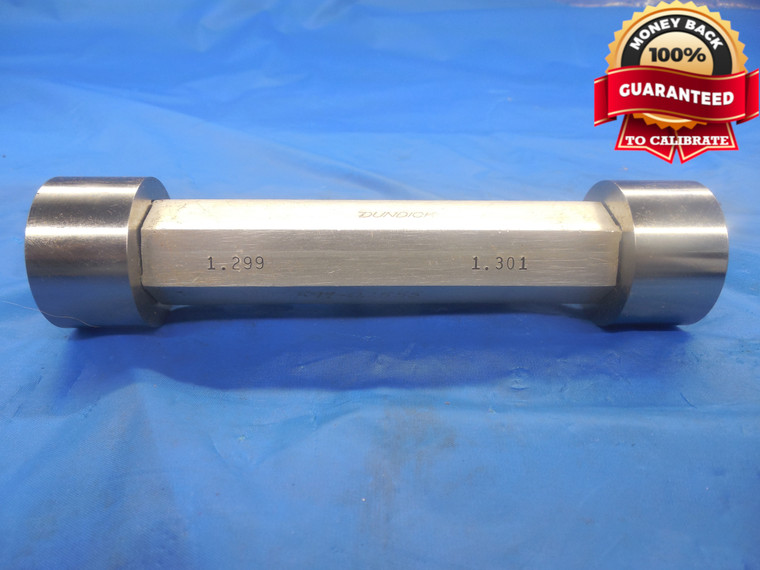 1.2990 & 1.3010 PIN PLUG GAGE GO NO GO 1.3125 -.0135 UNDERSIZE 1 5/16 32.995 mm