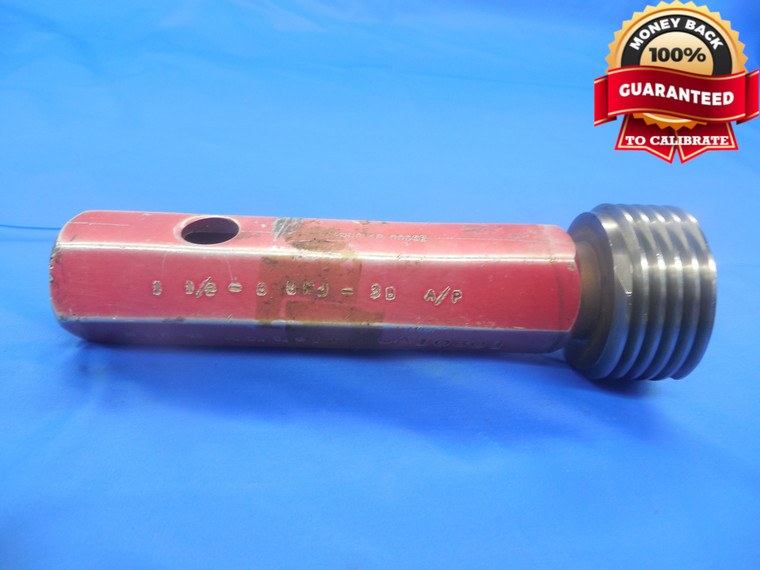 1 1/2 8 UNJ 3B THREAD PLUG GAGE 1.5 NO GO ONLY P.D. = 1.4259 1 1/2"-8 INSPECTION - DW4157RD