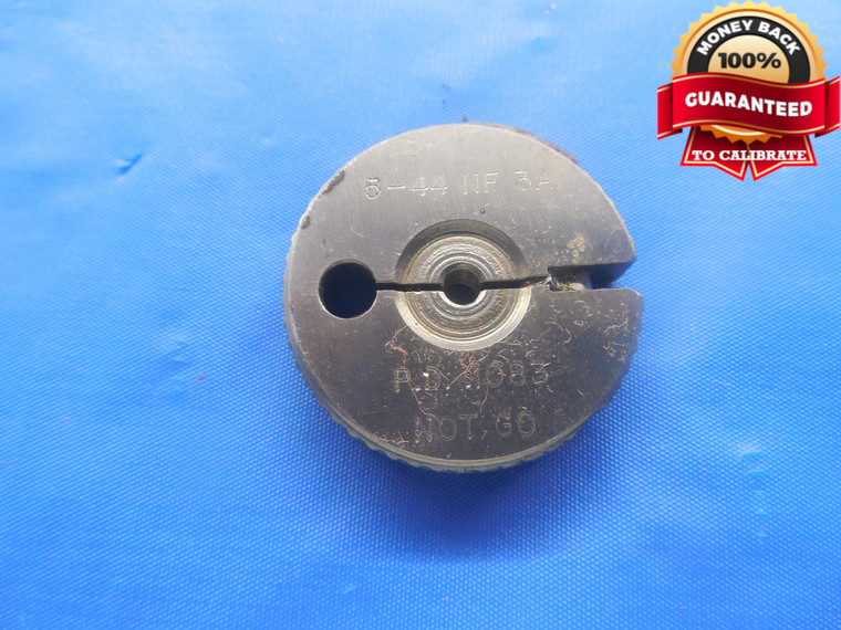 5 44 NF 3A THREAD RING GAGE #5 .125 NO GO ONLY P.D. = .1083 UNF-3A QUALITY TOOL - DW4152RD