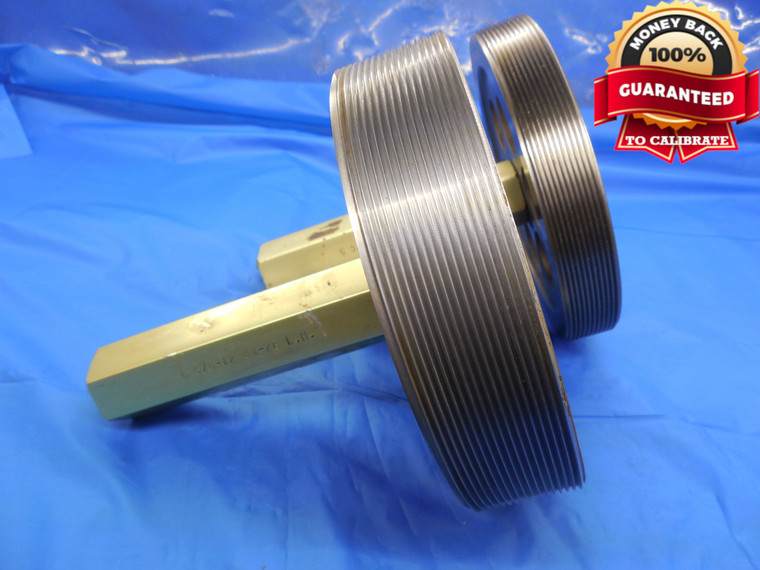 6 5/8 12 UN 2B LEFT HAND THREAD PLUG GAGE 6.625 GO NO GO PD'S = 6.5709 & 6.5799 - DW4259RD