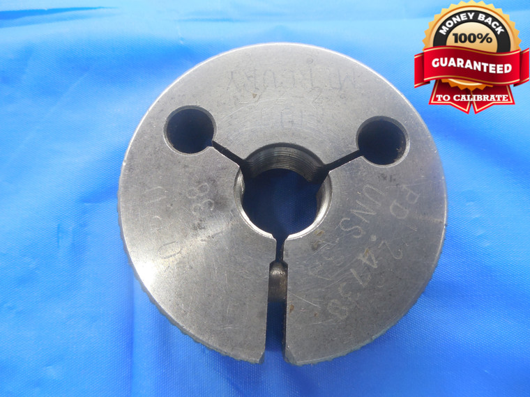 1/2 27 UNS 3A MODIFIED THREAD RING GAGE .5 GO ONLY P.D. = .4738 NS-3A QUALITY - DW4369RD