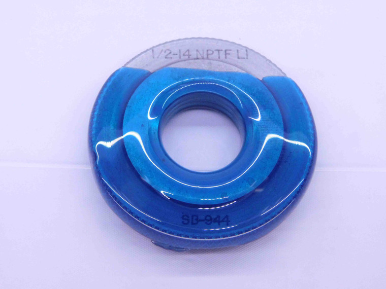 1/2 14 NPTF L1 PIPE THREAD RING GAGE .5 .50 .500 .5000 N.P.T.F. DRYSEAL TAPER - 1214NPTFL1R1