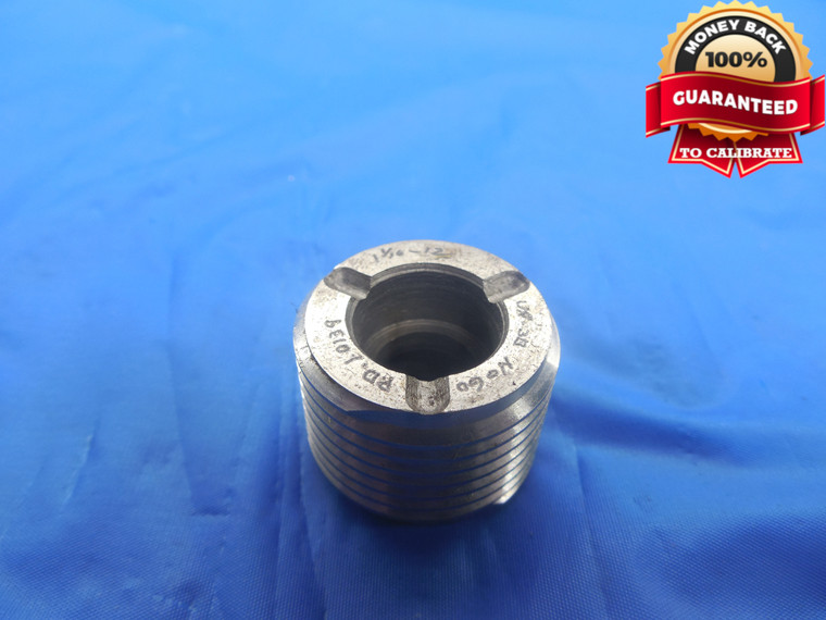 1 1/16 12 UN 3B THREAD PLUG GAGE 1.0625 NO GO ONLY P.D. = 1.0139 N-3B INSPECTION - DW4524RD