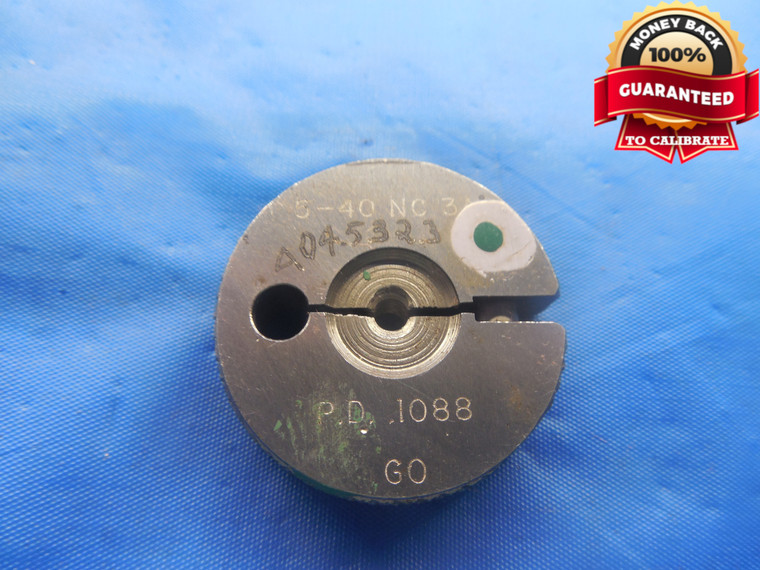 5 40 NC 3A THREAD RING GAGE #5 .125 GO ONLY P.D. = .1088 UNC-3A QUALITY TOOL - DW4548RD