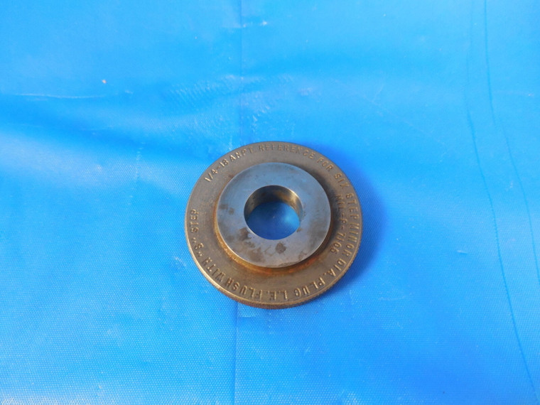 1/4 18 ANPT PIPE THREAD RING GAGE FOR REFERENCE 6 - STEP PLUG .0625 A.N.P.T. - CH1101BURL