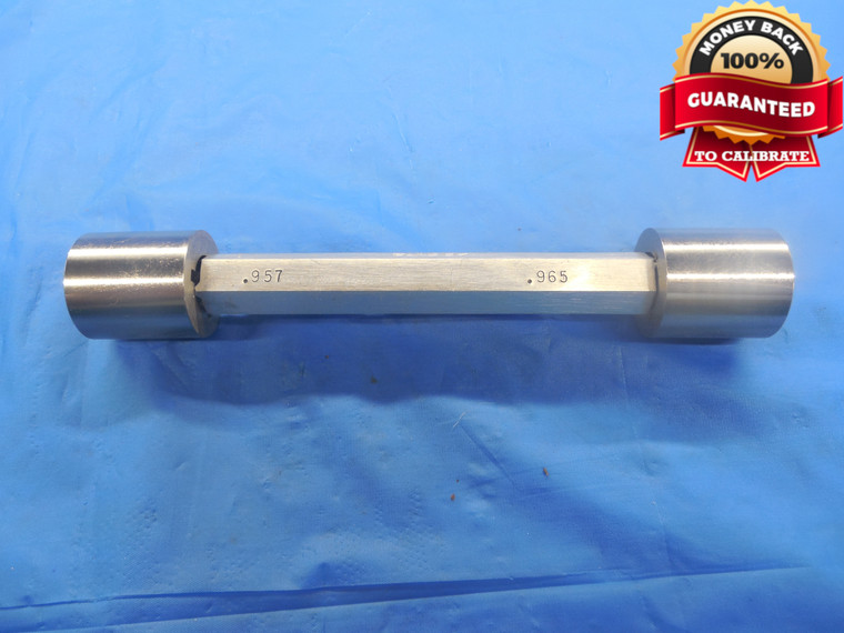 .9570 & .9650 PIN PLUG GAGE GO NO GO .9688 -.0118 UNDERSIZE 31/32 .957 .965