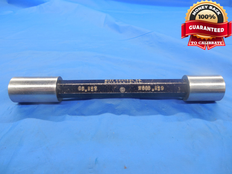 .8150 & .8190 CL Y PIN PLUG GAGE GO NO GO .8125 +.0025 OVERSIZE 13/16 .815 .819