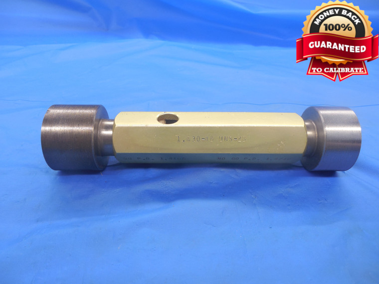 1.430 48 UNS 2B THREAD PLUG GAGE 1.43 GO NO GO P.D.'S = 1.4165 & 1.4210 NS-2B - DW4739RD