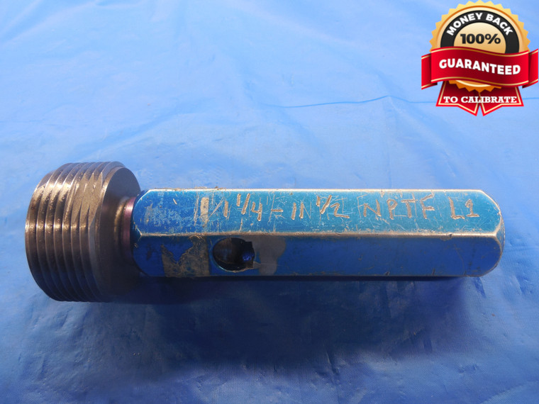 1 1/4 11 1/2 NPTF L1 PIPE THREAD PLUG GAGE 1.25 1 1/4"-11 1/2 INSPECTION TOOL - DW5083RD