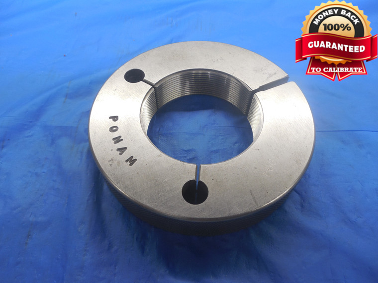 2.440 16 UNS 3A THREAD RING GAGE 2.44 GO ONLY P.D. = 2.3994 NS-3A INSPECTION - DW5171RD