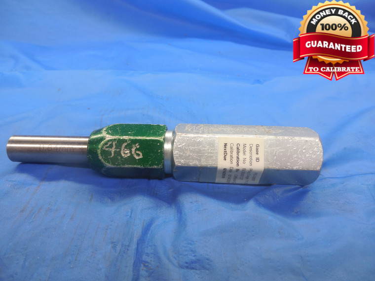 11.840 METRIC PIN PLUG GAGE 12.000 -.160 UNDERSIZE 12 mm .4661 INSPECTION 11.84