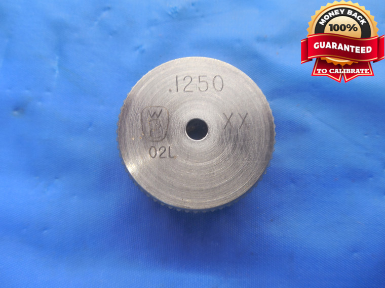 .1250 CLASS XX MASTER PLAIN BORE RING GAGE ONSIZE 1/8 3.175 mm QUALITY TOOL