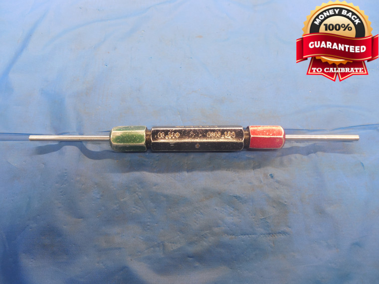 .1140 & .1180 CLASS Y PIN PLUG GAGE GO NO GO .1250 -.0110 1/8 2.997 mm .114 .118