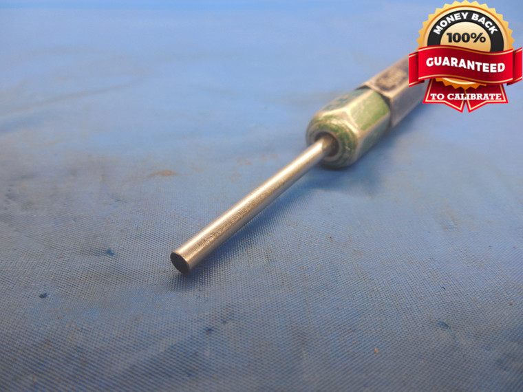 .1275 & .1305 CLASS X PIN PLUG GAGE GO NO GO .1250 +.0025 OVERSIZE 1/8 3.239 mm