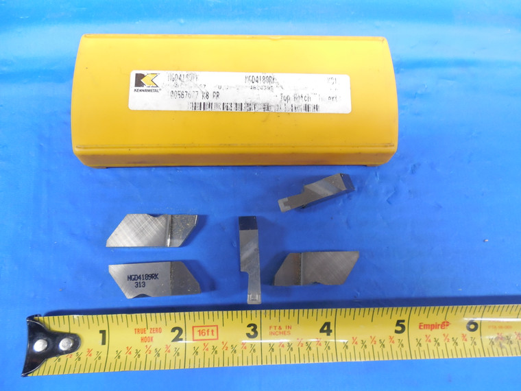 5pcs NEW KENNAMETAL NGD4189RK K313 CARBIDE GROOVING INSERT TOP NOTCH