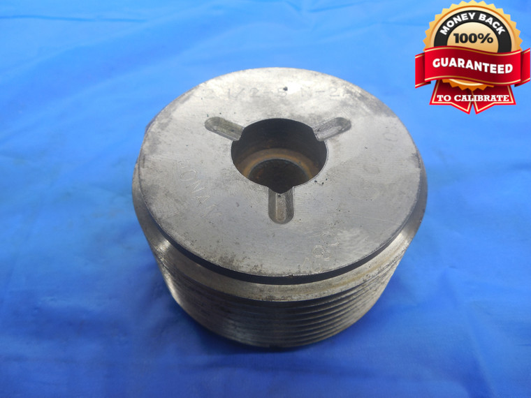 2 1/2 8 N 2 THREAD PLUG GAGE 2.5 NO GO ONLY P.D. = 2.4082 UN-2 2 1/2"-8 TOOL - DW6000BU