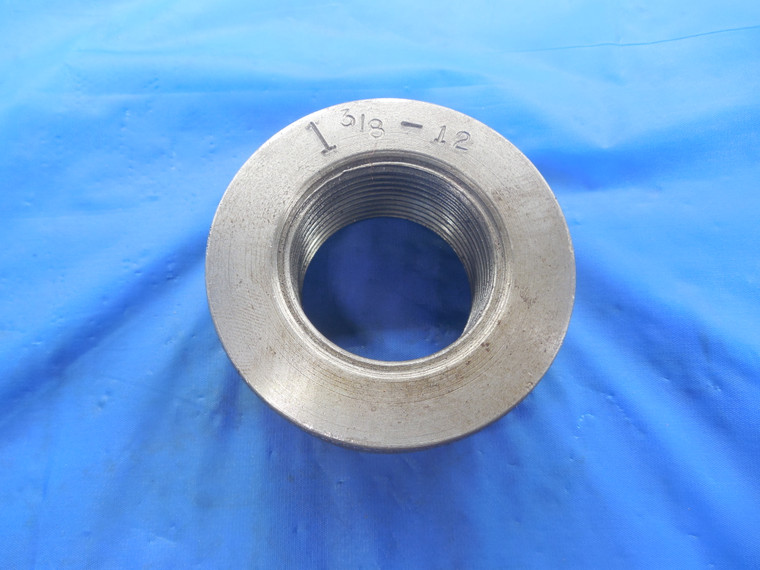 1 3/8 12 SOLID SHOP MADE THREAD RING GAGE 1.375 1 3/8-12 INSPECTION TOOL QUALITY - DW6004BU