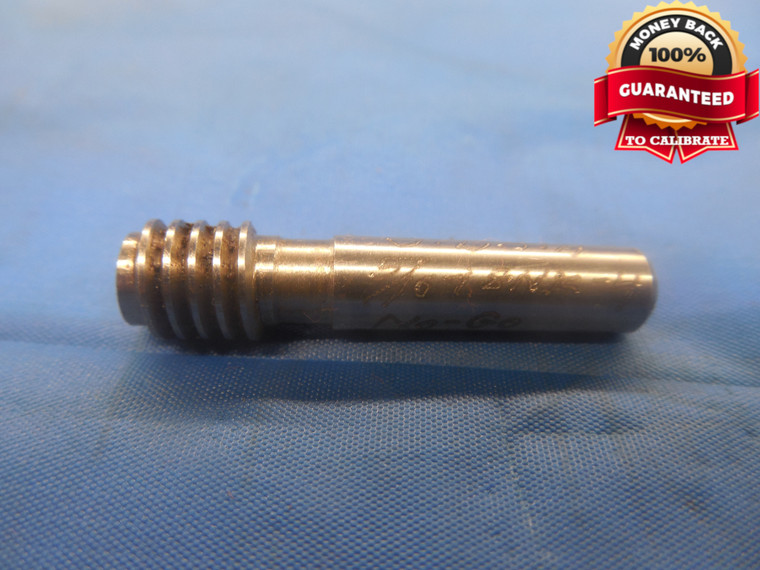 5/16 18 NF 4 THREAD PLUG GAGE .3125 NO GO ONLY P.D. = .2779 UNF-4 INSPECTION - DW6412BU