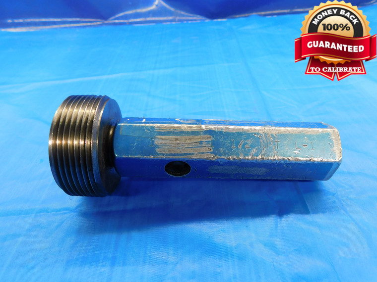 1 1/2 11 1/2 NPT L1 PIPE THREAD PLUG GAGE 1.5 1.50 1.500 1.5000 N.P.T. NATIONAL - DW6477BU