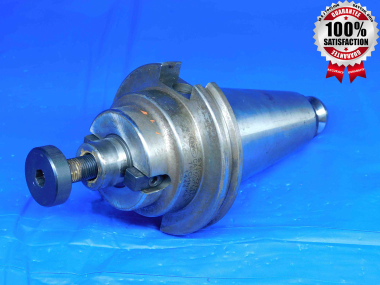 CAT50 TECHNIKS 1" PILOT O.D. 3/8 KEY FACE MILL TOOL HOLDER CAT50XFMA1-2 STUB 1.0 - MH2620BU