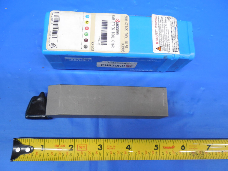 KYOCERA 1" SQUARE X  5mm WIDE BRAZED GROOVING INSERT LATHE TOOL HOLDER KX908